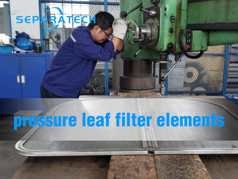 Pressure leaf filter elements