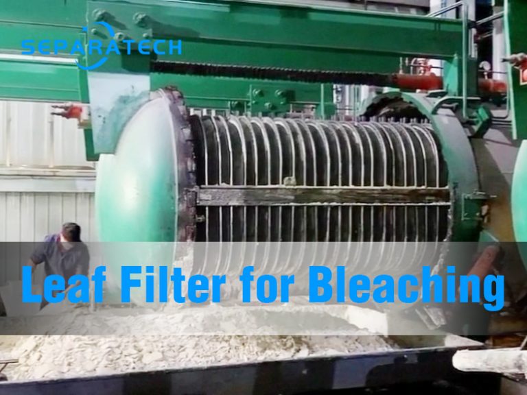 Horizontal Pressure Leaf Filters for Bleaching